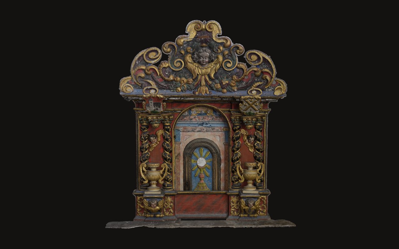Valère basilica – Altarpiece of the Saint-Michel chapel