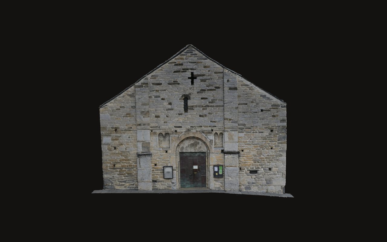 Kirche Saint-Pierre-de-Clages – Frontispiz