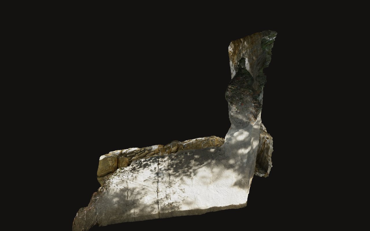 Saillon marble – Fourth working face