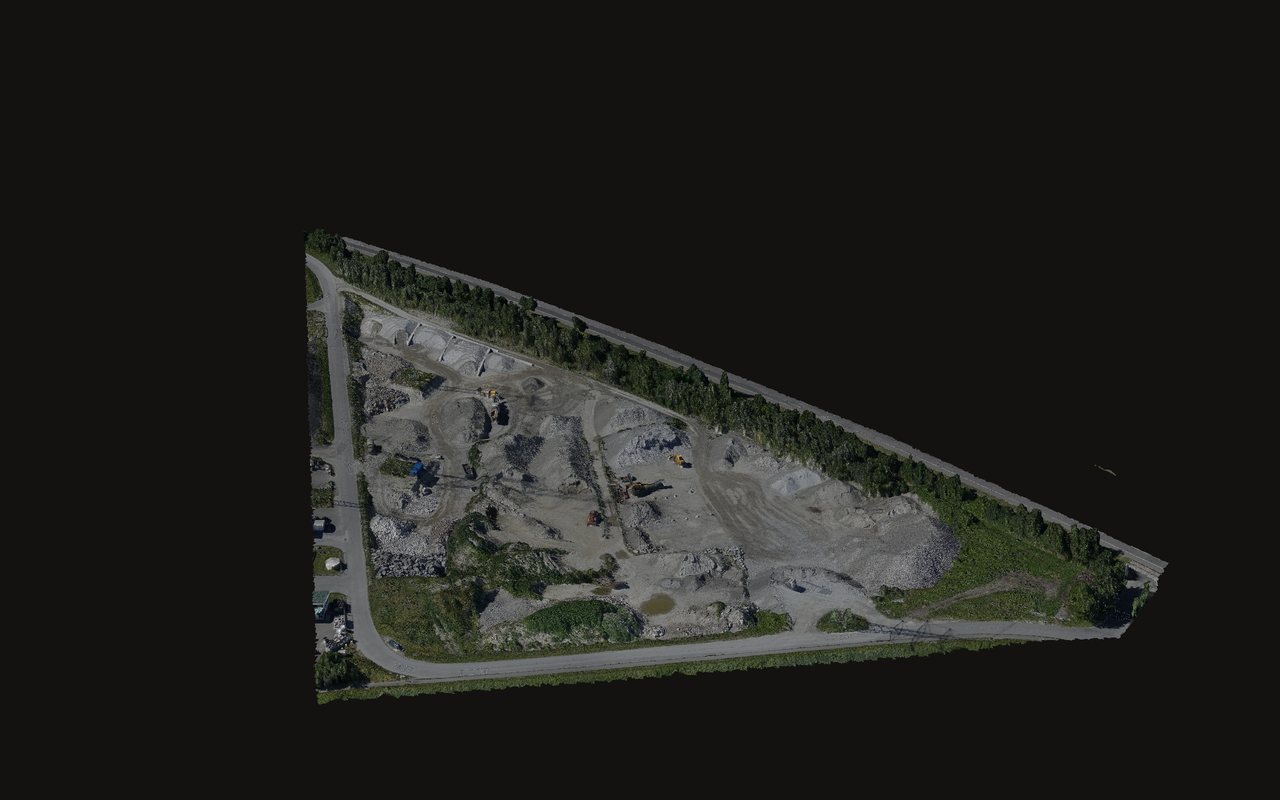 Le Verney site – Materials yard