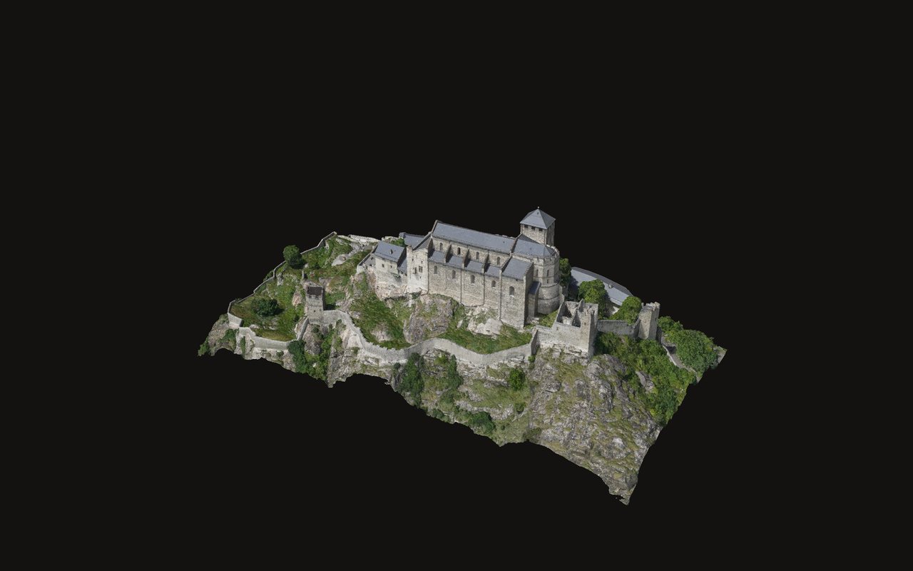 Valère, basilica and village