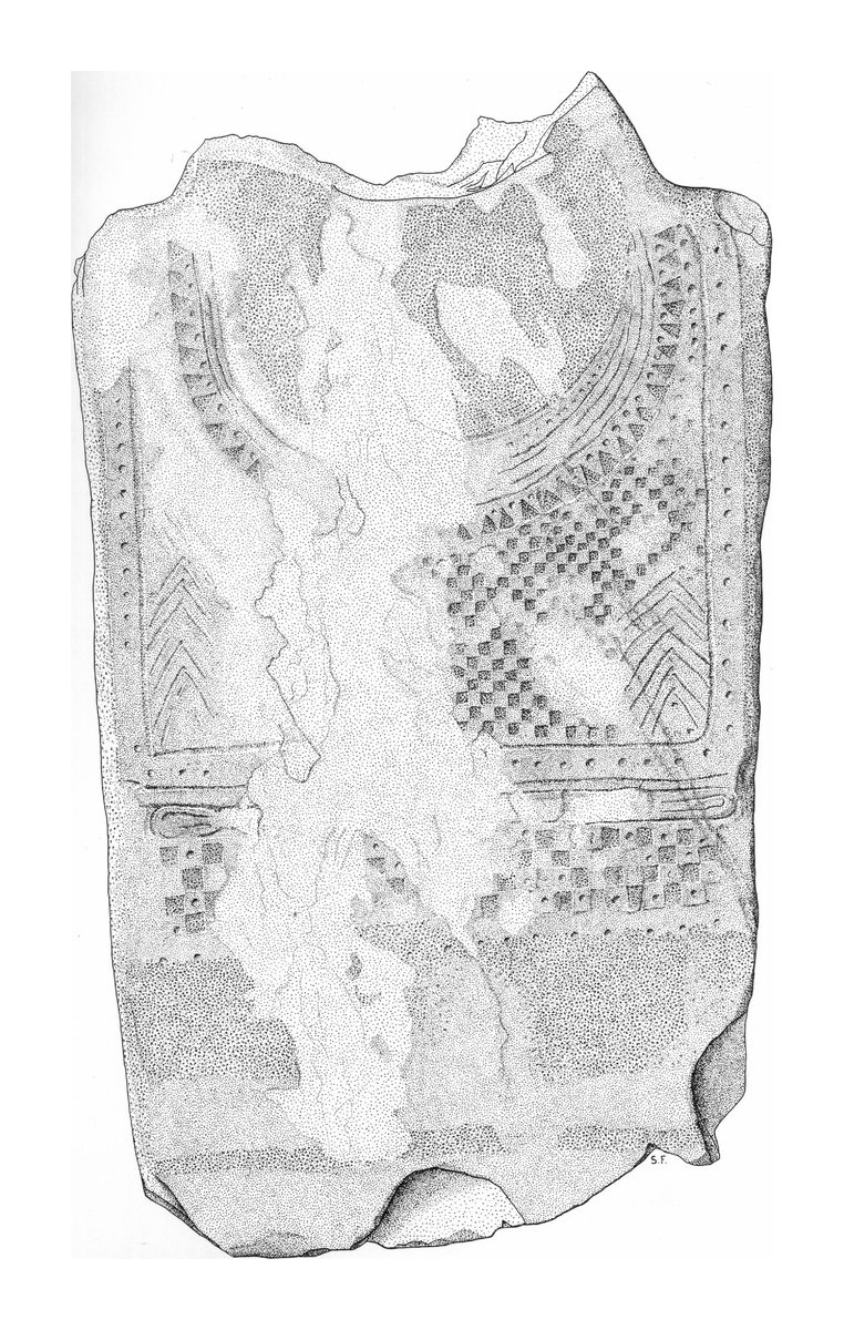 Archäologische Zeichnung — Stele 10