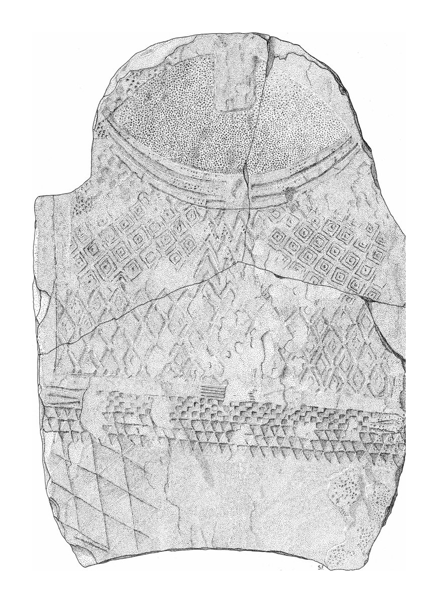 Archäologische Zeichnung — Stele 15