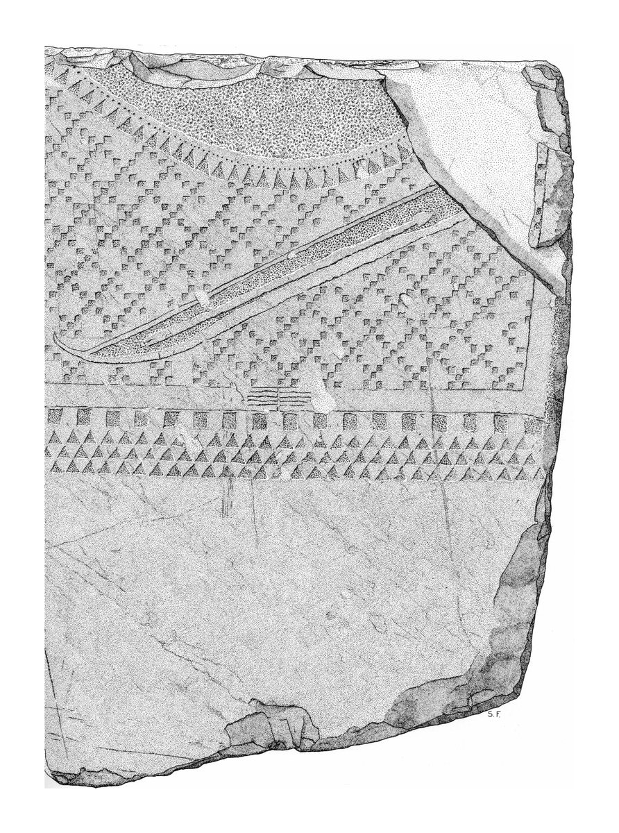 Archäologische Zeichnung — Stele 20