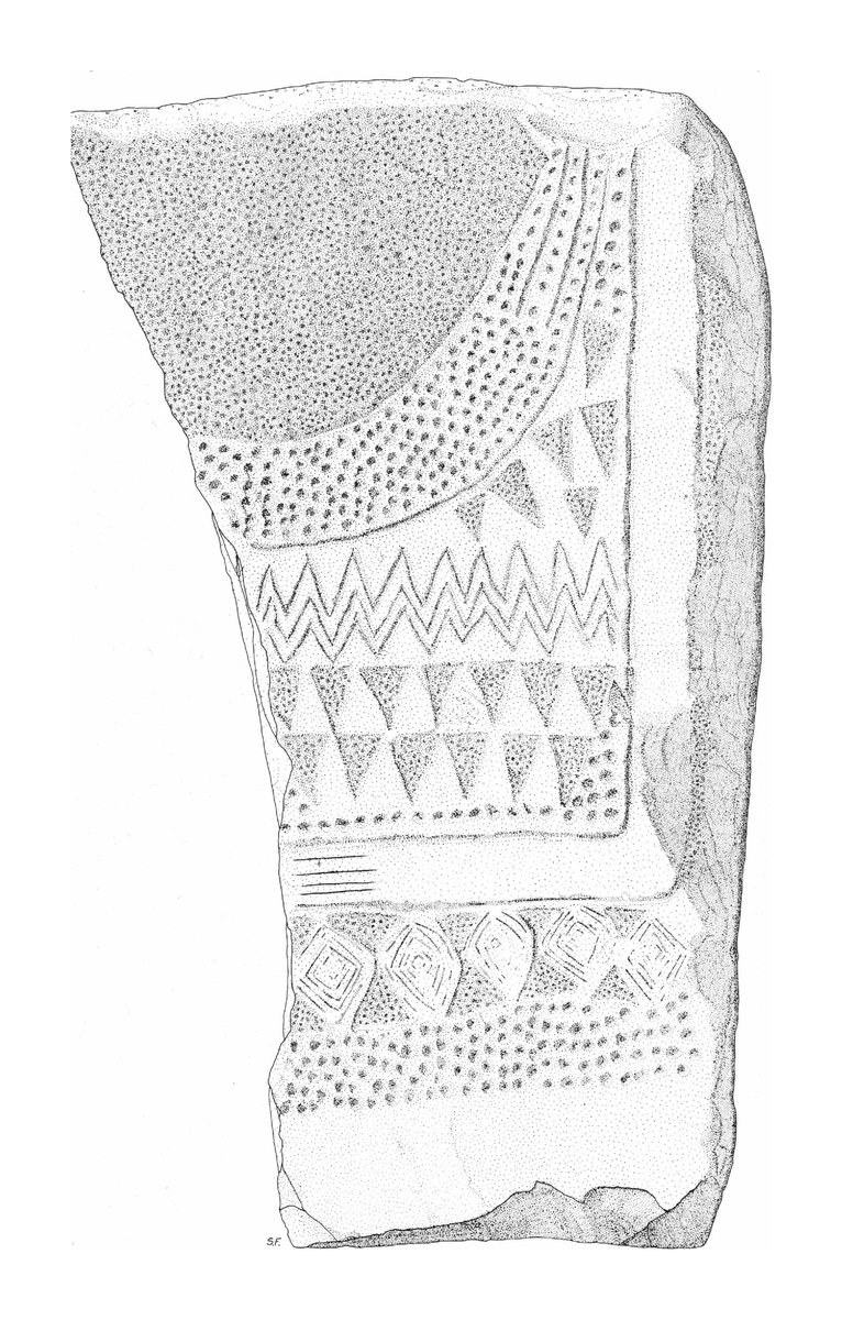 Archäologische Zeichnung — Stele 5