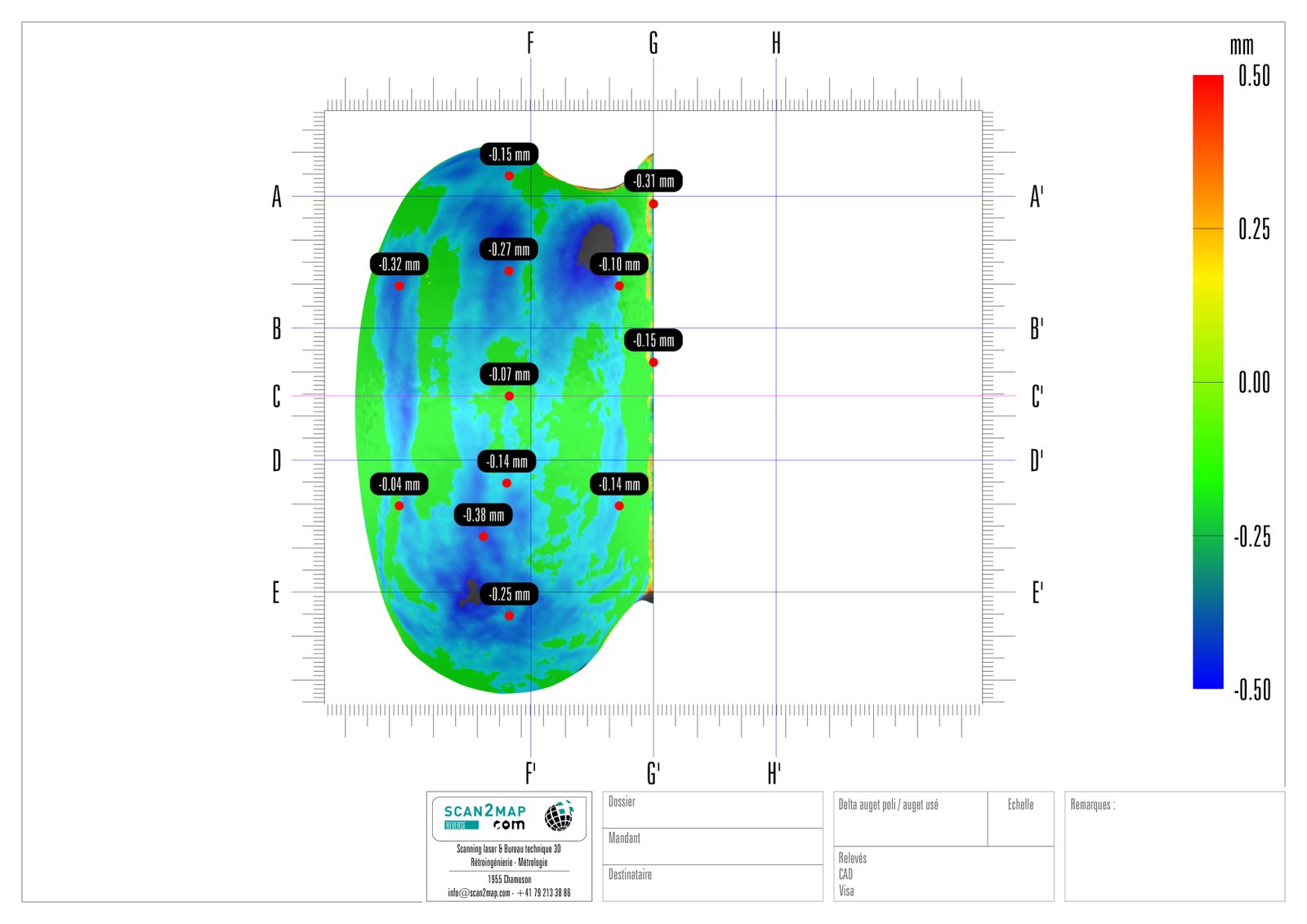 Report — Pelton turbine bucket, 3/7